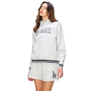 Lazy Sundays Los‎ Angeles Gray Hoodie Size XS EUC